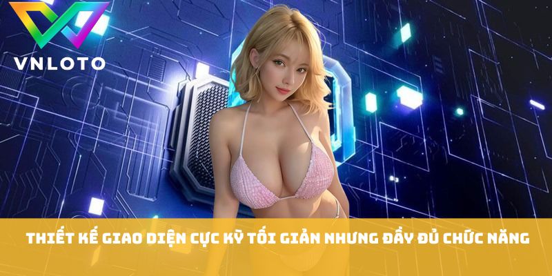 VNLOTO thiết kế giao diện cực kỳ tối giản nhưng đầy đủ chức năng